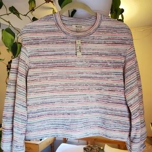Madewell cropped pullover top